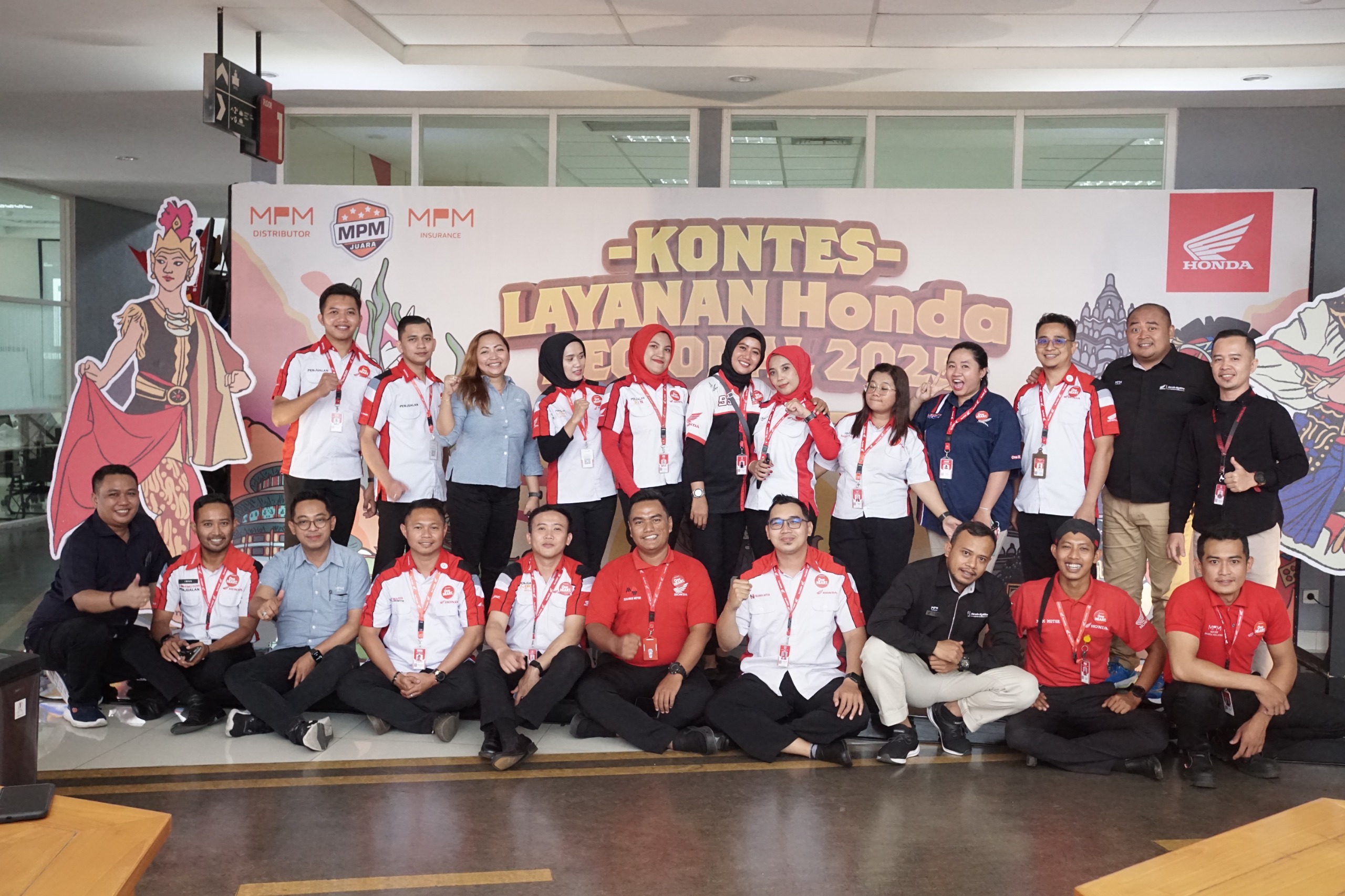 Konsisten Berikan Kepuasan Konsumen, MPM Honda Jatim Gelar Kontes Layanan Honda Regional Jatim & NTT